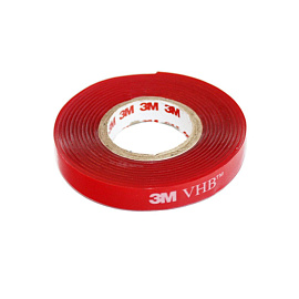 Клейкая лента двусторонняя монтажная универсальная 3M VHB4910F на вспененной основе 8 мм x 1.5 м