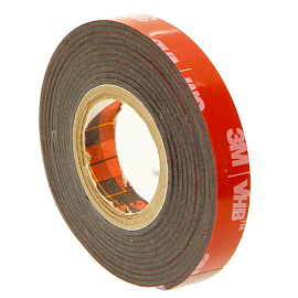 Клейкая лента двусторонняя монтажная универсальная 3M 5952F на вспененной основе 8 мм x 1.5 м