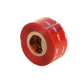 Клейкая лента двусторонняя монтажная универсальная 3M на вспененной основе 25 мм x 1 м