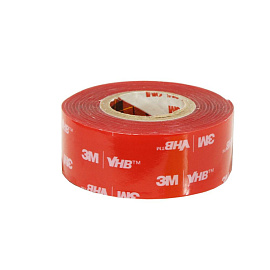 Клейкая лента двусторонняя монтажная универсальная 3M на вспененной основе 25 мм x 1 м