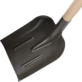 Лопата совковая РусТрейд cи-01521 28x23 см с черенком