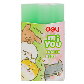 Ластик Deli MiYou EH303 ПВХ прямоугольный 40x22x12 мм