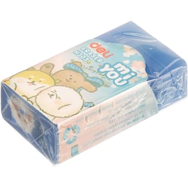 Ластик Deli MiYou EH303 ПВХ прямоугольный 40x22x12 мм
