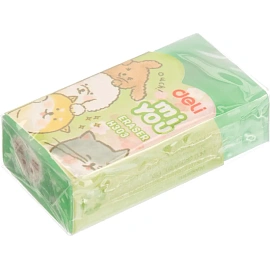 Ластик Deli MiYou EH303 ПВХ прямоугольный 40x22x12 мм