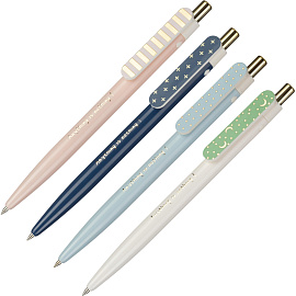 Ручка шариковая автоматическая M&G Simple Me синяя (толщина линии письма 0.35 мм)