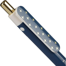 Ручка шариковая автоматическая M&G Simple Me синяя (толщина линии письма 0.35 мм)