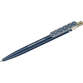 Ручка шариковая автоматическая M&G Simple Me синяя (толщина линии письма 0.35 мм)