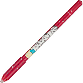 Ручка гелевая со стираемыми чернилами M&G So Many Cats синяя (толщина линии 0.35 мм)