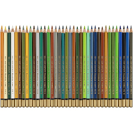 Карандаши акварельные Koh-i-Noor Mondeluz Old Man шестигранные 72 цвета в наборе фото Карандаши акварельные Koh-i-Noor Mondeluz Old Man шестигранные 72 цвета в наборе