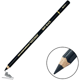 Карандаш художественный классический Koh-I-Noor Gioconda Silky B черный круглый