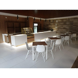 Стул обеденный Sheffilton SHT-ST29/S37 белый/каркас белый (пластик, металл)