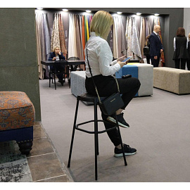 Стул барный Sheffilton SHT-S48 черный (пластик)