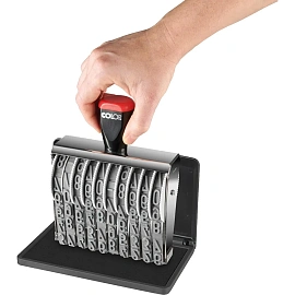 Подушка штемпельная настольная Colop Micro 3 черная 90х160 мм