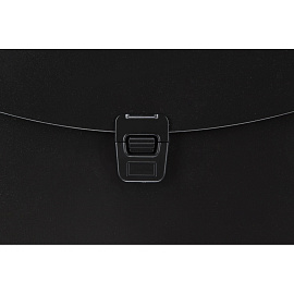 Папка-портфель пластиковая Attache Economy A4 черная (33х25 см, 1 отделение)