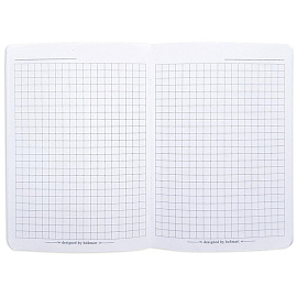 Блокнот Be Smart Nude А6 32 листа разноцветный в клетку на скрепке (105х140 мм)