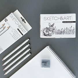 Ластик-клячка Sketch&Art из синтетического каучука прямоугольный 50x45x10 мм