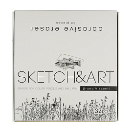 Ластик Sketch&Art из синтетического каучука прямоугольный 65x15х10 мм фото Ластик Sketch&Art из синтетического каучука прямоугольный 65x15х10 мм