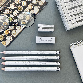 Ластик Sketch&Art из синтетического каучука прямоугольный 58x20х10 мм