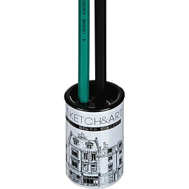 Точилка для карандашей Sketch&Art с контейнером пластиковая