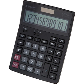 Калькулятор настольный Комус E1520A 12-разрядный черный 183x135x39 мм