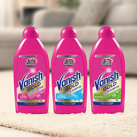 Средство для чистки ковровых покрытий Vanish Gold Антибактериальный 450 мл