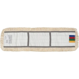 Насадка МОП для швабры-флаундера (плоской) Vileda Professional ДастМоп хлопок/полиэстер 62x12 см бежевая