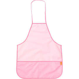 Фартук для труда Комус Класс светло-розовый с нарукавниками