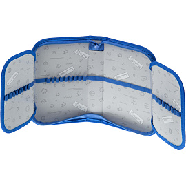 Пенал односекционный Комус Класс Милитари синий