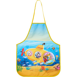 Фартук для труда Комус Класс (№1 School) Шустрики желтый с нарукавниками