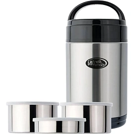 Термос Biostal NR-2000 2 л серый (с 3 контейнерами)