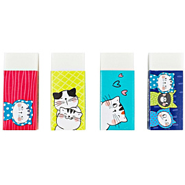 Ластик M&G So Many Cats ПВХ прямоугольный 43x18x12 мм