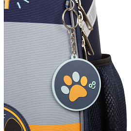 Ранец Комус Класс (№1 School) Basic Casual анатомический синий с двумя отделениями