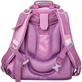 Ранец Комус Класс (№1 School) Basic Fashion анатомический розовый твид с двумя отделениями