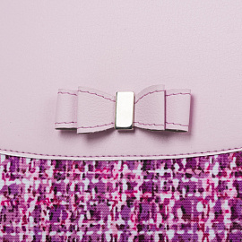 Ранец Комус Класс (№1 School) Basic Fashion анатомический розовый твид с двумя отделениями