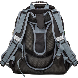 Ранец Комус Класс Basic Velo анатомический черный с двумя отделениями