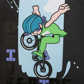 Ранец Комус Класс Basic Velo анатомический черный с двумя отделениями