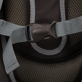 Ранец Комус Класс Basic Velo анатомический черный с двумя отделениями