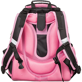 Ранец Комус Класс (№1 School) Basic Froggy анатомический черный с двумя отделениями