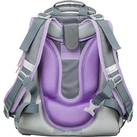 Ранец Комус Класс (№1 School) Basic Avocado cruise анатомический серый с двумя отделениями