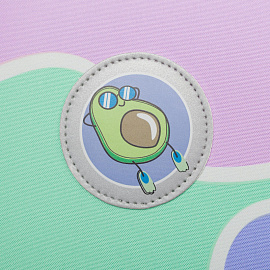 Ранец Комус Класс (№1 School) Basic Avocado cruise анатомический серый с двумя отделениями