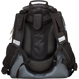 Ранец Комус Класс (№1 School) Basic Brother bear анатомический черный с двумя отделениями