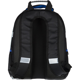 Ранец Комус Класс Easy Play анатомический черный с одним отделением