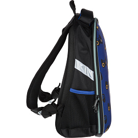 Ранец Комус Класс Easy Play анатомический черный с одним отделением