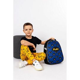 Ранец Комус Класс Easy Play анатомический черный с одним отделением