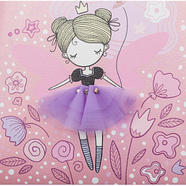 Ранец Комус Класс (№1 School) Basic Фея анатомический розовый экокожа с двумя отделениями