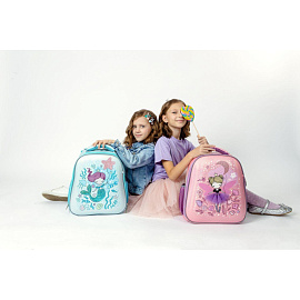 Ранец Комус Класс (№1 School) Basic Фея анатомический розовый экокожа с двумя отделениями