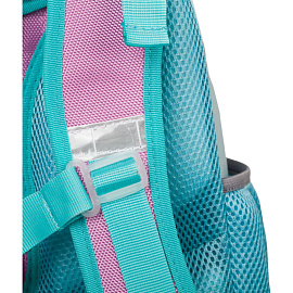 Ранец Комус Класс (№1 School) Basic Русалка анатомический голубой экокожа с двумя отделениями