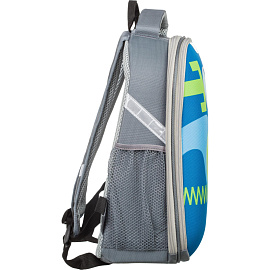 Ранец Комус Класс Light Team анатомический серый с двумя отделениями