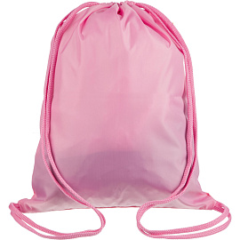 Мешок для сменной обуви Комус Класс Фея 360х470 мм розовый с карманом