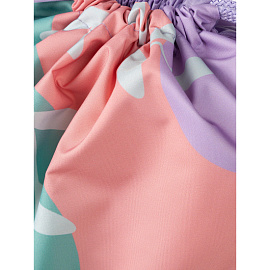 Мешок для сменной обуви Комус Класс Леопард 360х470 мм сиреневый с 1 отделением фото Мешок для сменной обуви Комус Класс Леопард 360х470 мм сиреневый с 1 отделением